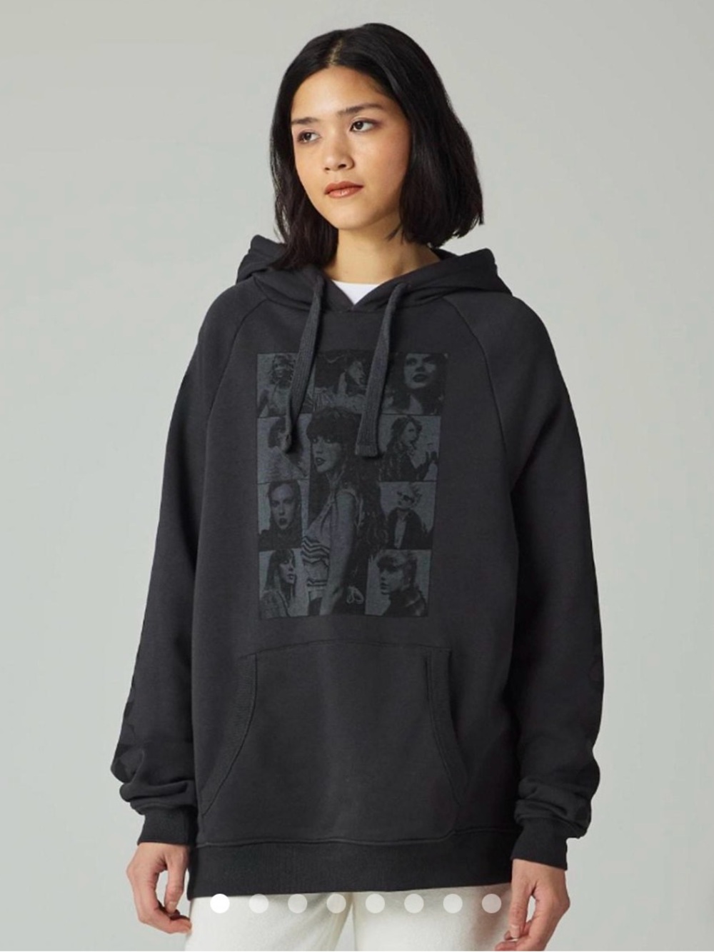 Taylor Swift Black Graphic Hoodie Sweatshirt